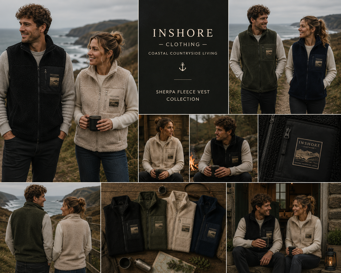 Country & Coastal Inshore Sherpa Gilets